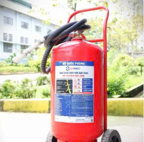 Bình bột chữa cháy xe đẩy ABC 35kg