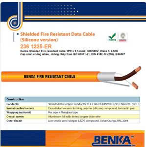 Cáp Điều Khiển Tín Hiệu Chống Cháy, Chống Nhiễu Benka 1PR x (1.0 mm2 - 2.5 mm2 )