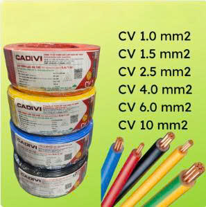 Dây điện đơn CV Cadivi