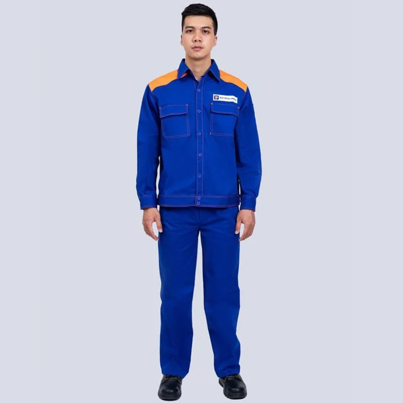 Đồng phục xăng dầu, đồng phục nhân viên bán xăng dầu may sẵn đủ Size thoáng mát, thấm hút mồ hôi