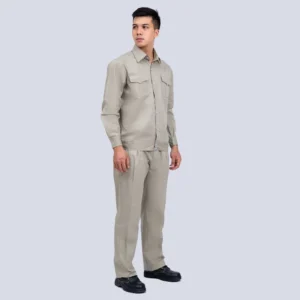 Quần áo bảo hộ công nhân kỹ sư vải Kaki khó bám bụi, không xù, không phai màu DN06, DN08, DN09